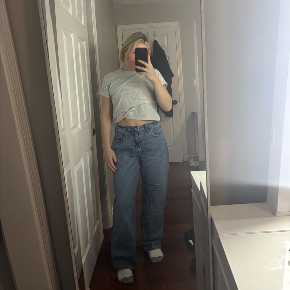 Abercrombie High Rise Loose Jeans